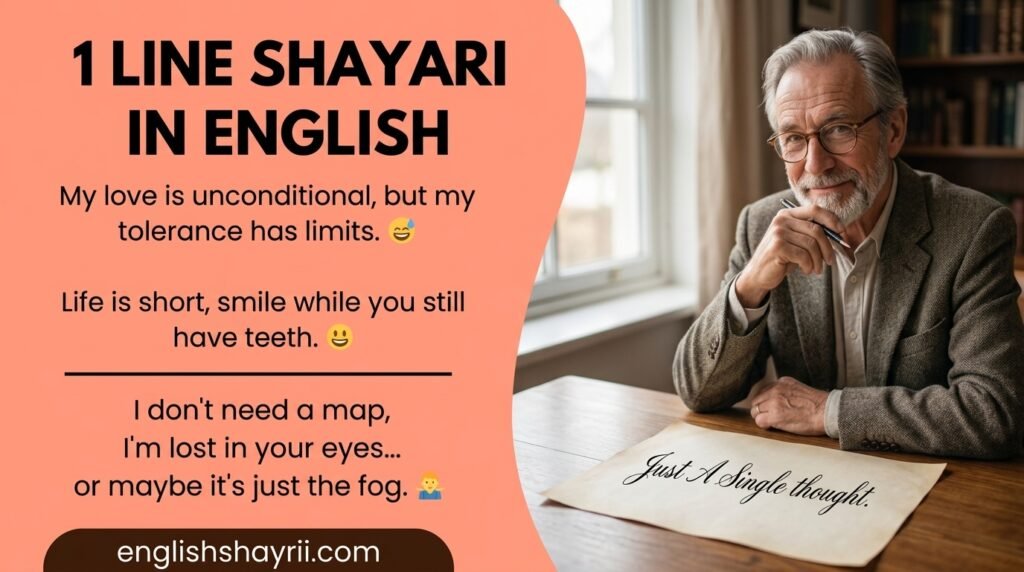 1 Line Shayari in English