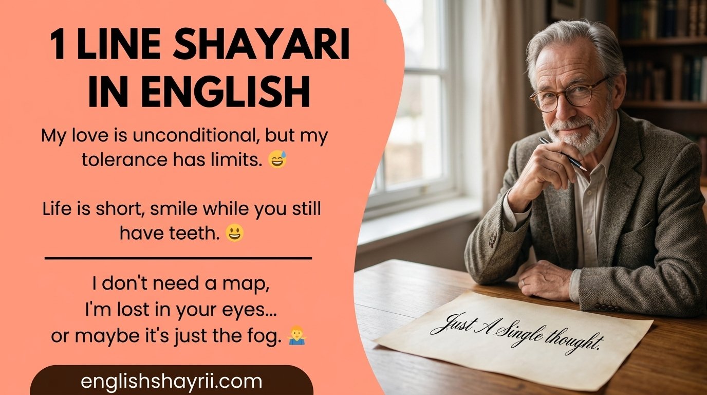 1 Line Shayari in English