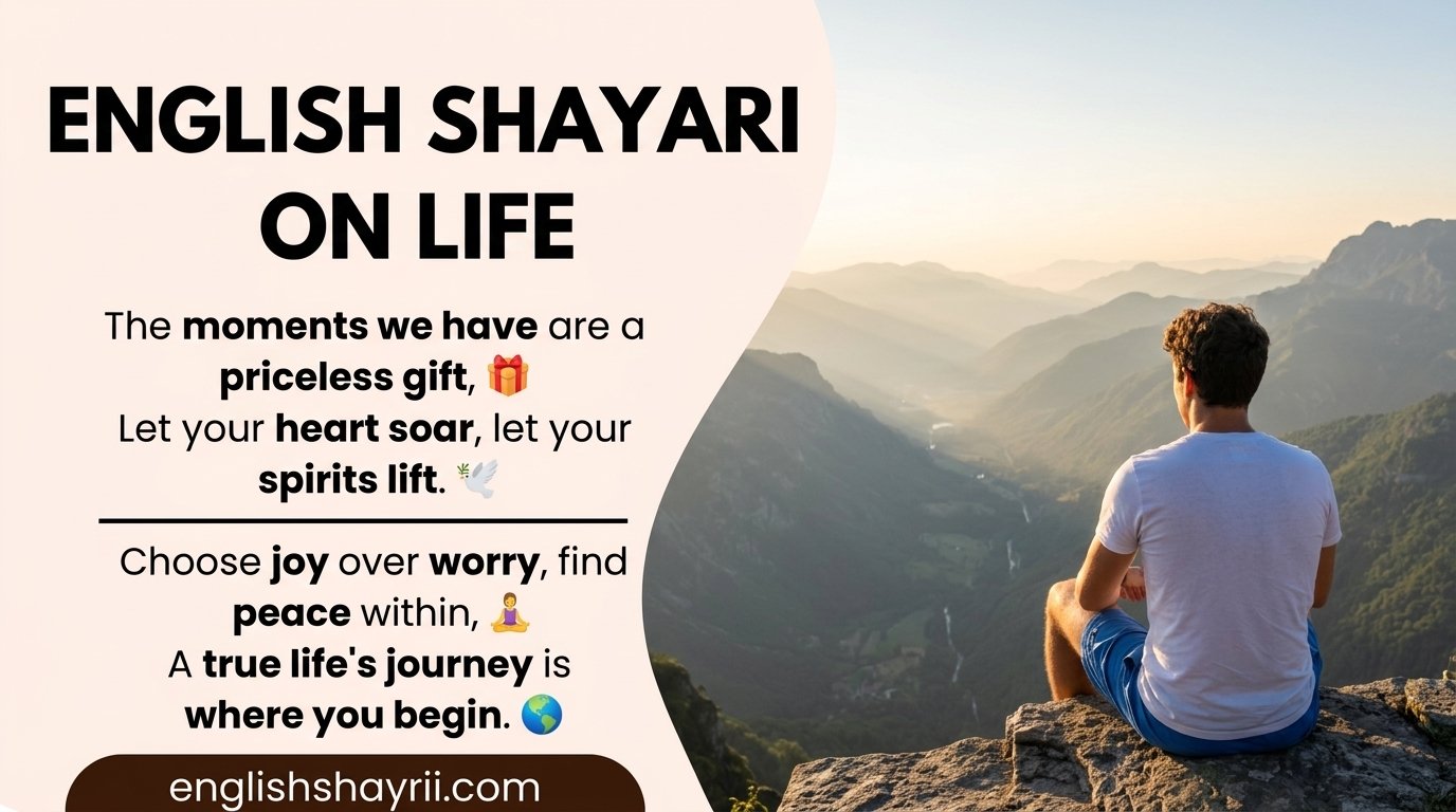 Life Shayari in English to Stay Strong