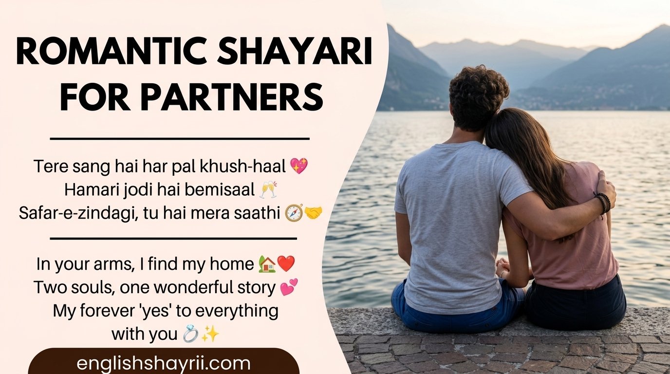 Romantic Shayari in English for Partners