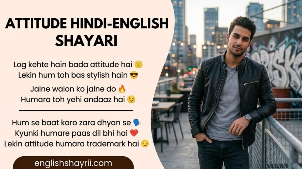 Attitude Hindi-English Shayari