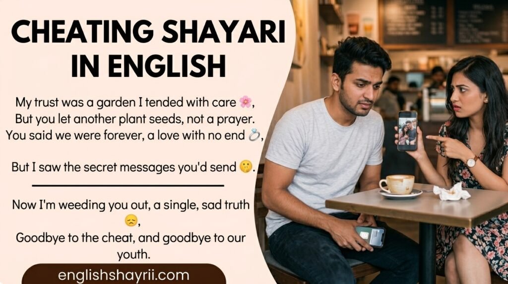 Cheating Shayari in English
