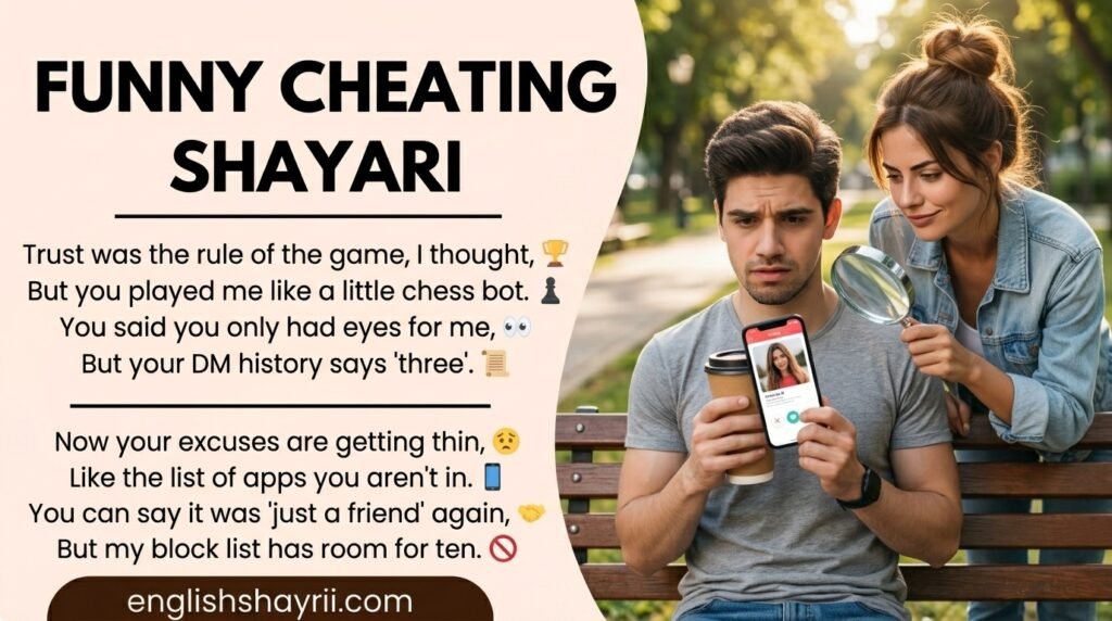 Cheating Shayari in English