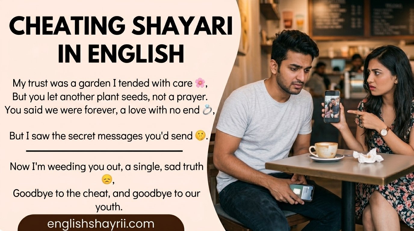 Cheating Shayari in English