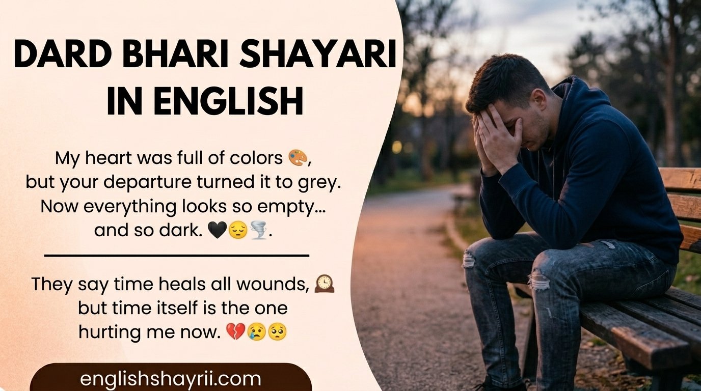 Dard Bhari Shayari in English