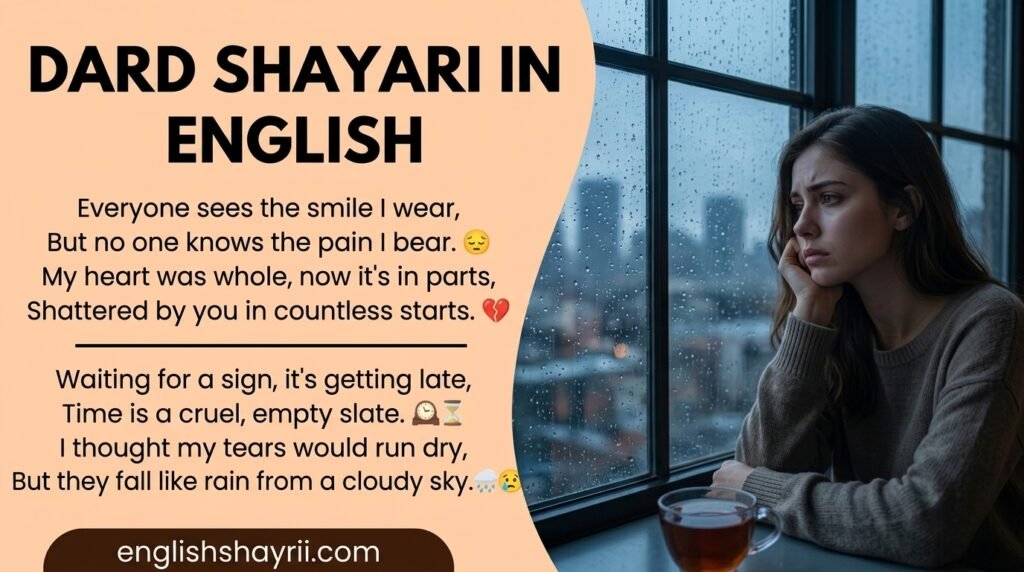 Dard Shayari in English