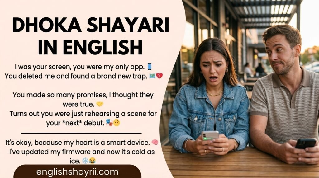 Dhoka Shayari in English