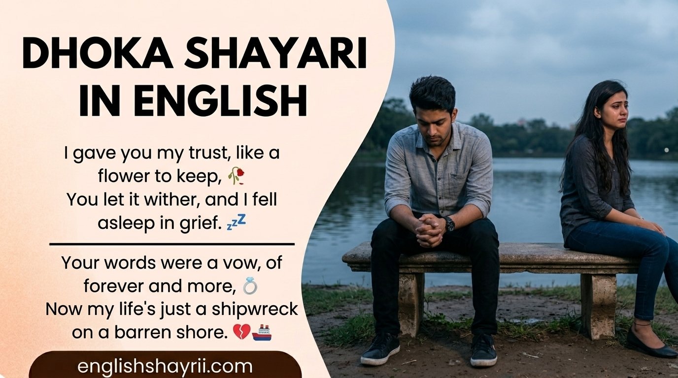 Dhoka Shayari in English