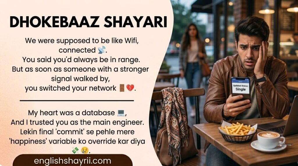 Dhokebaaz Shayari in English
