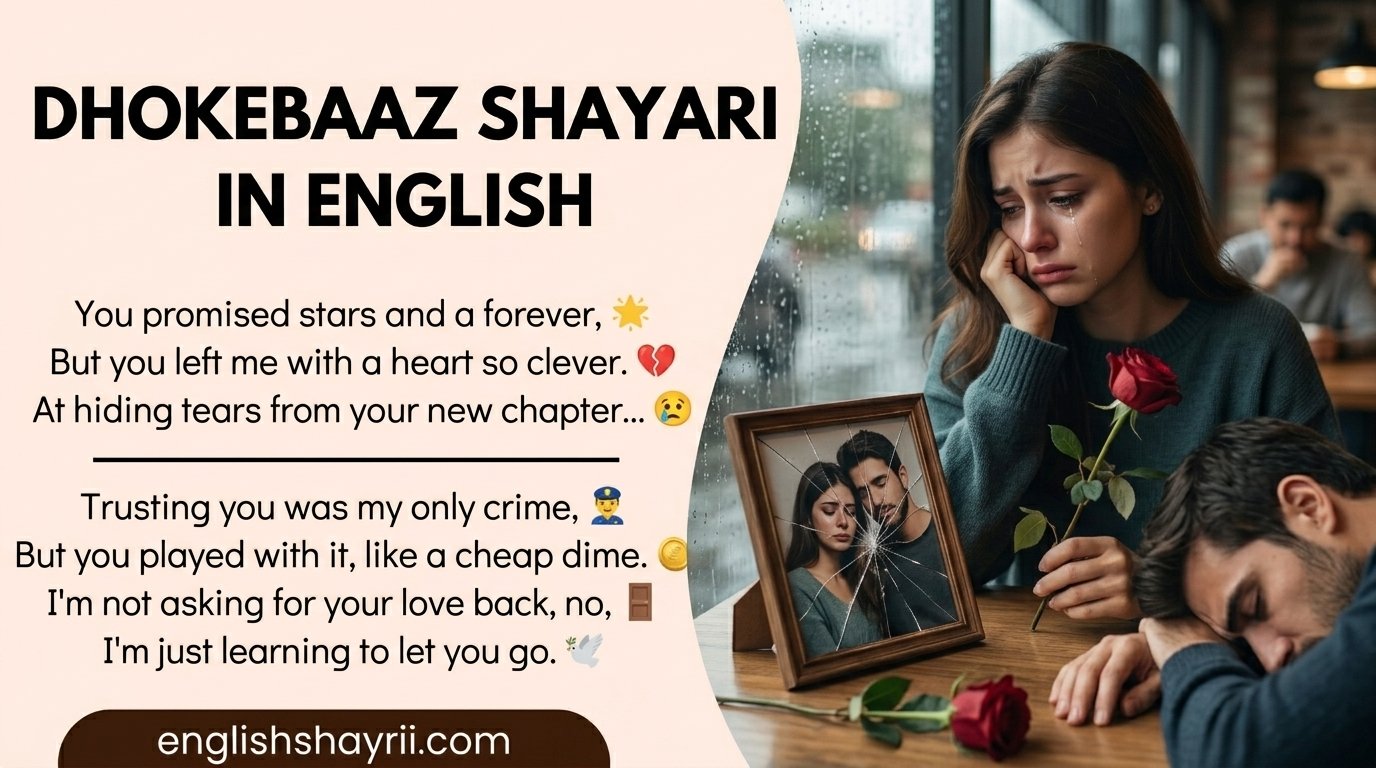 Dhokebaaz Shayari in English