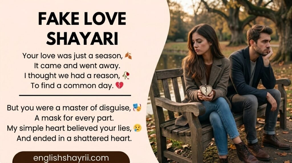 Fake Love Shayari in English