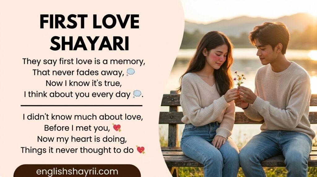 First Love Shayari in English