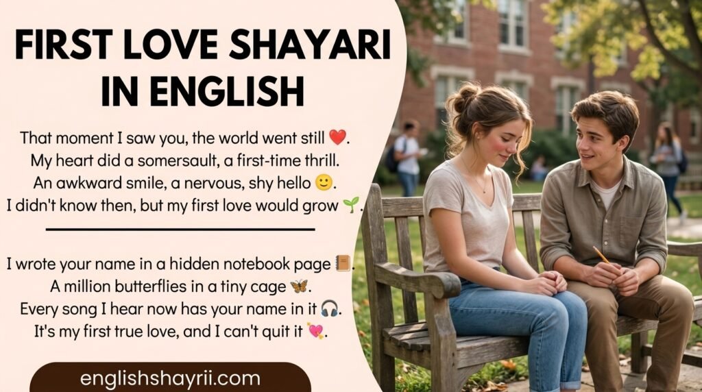 First Love Shayari in English