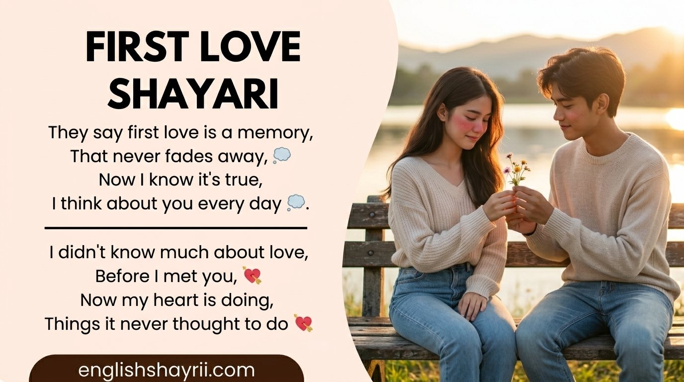 First Love Shayari in English