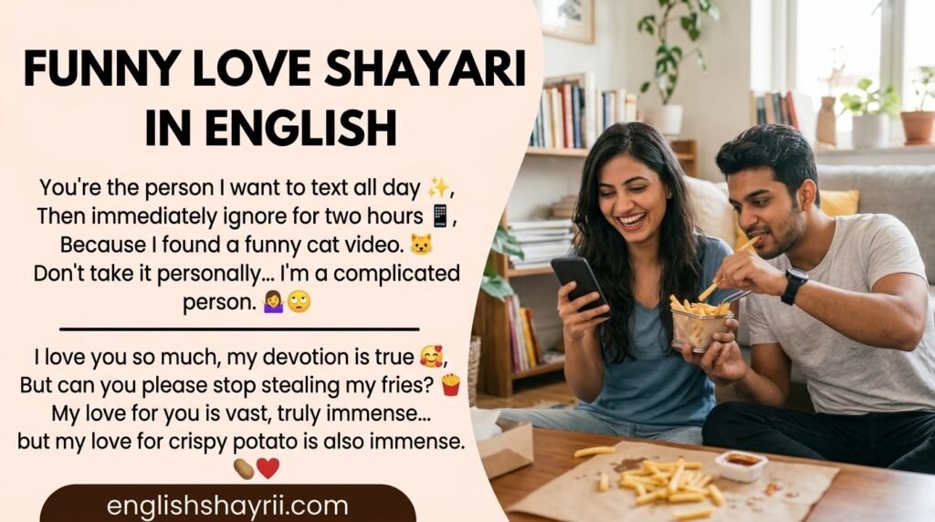 Funny Love Shayari in English