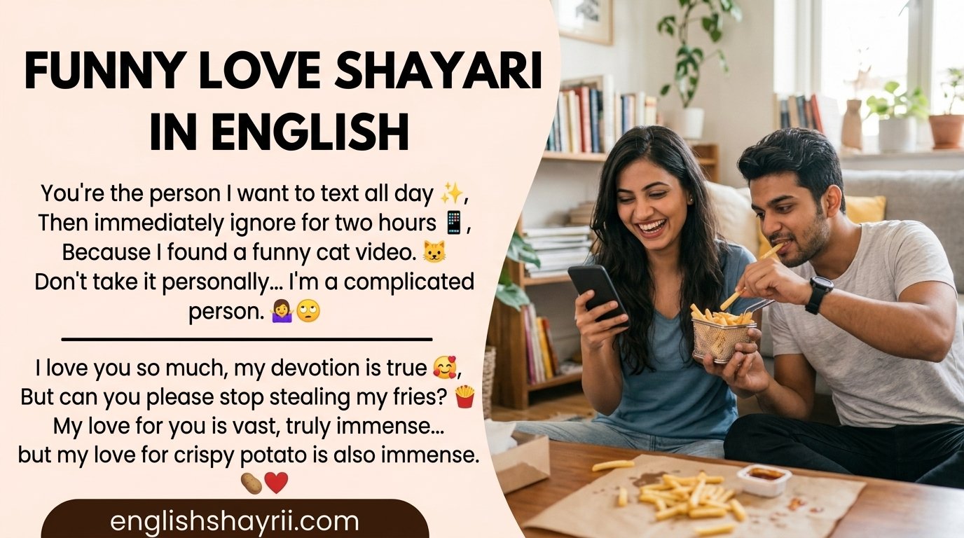 Funny Love Shayari in English