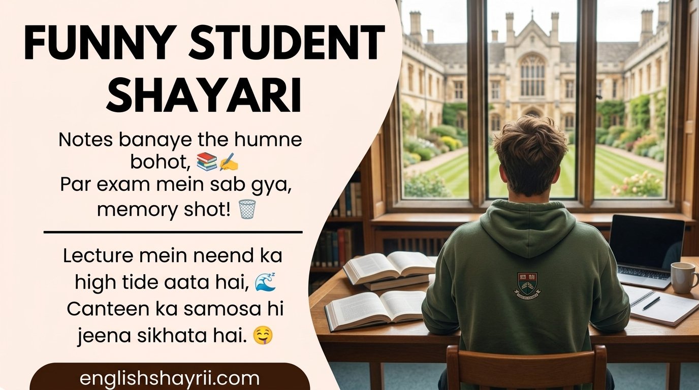 Funny Student Shayari in English
