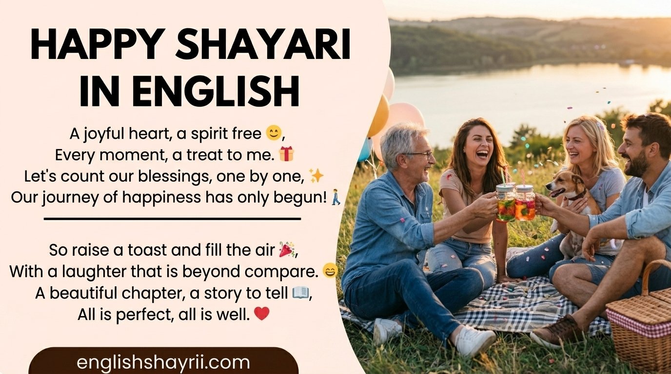 Happy Shayari in English