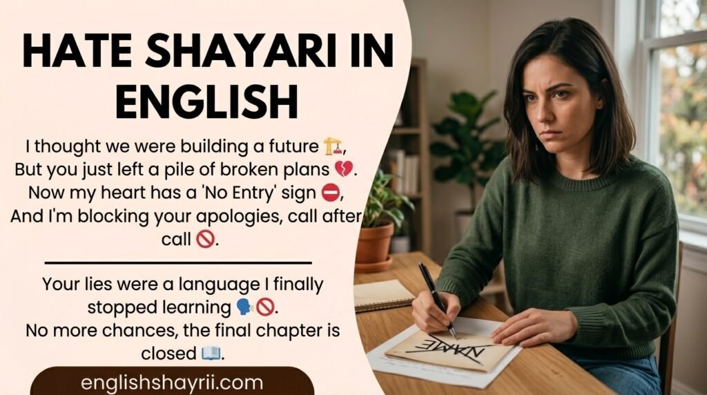 Hate Shayari in English