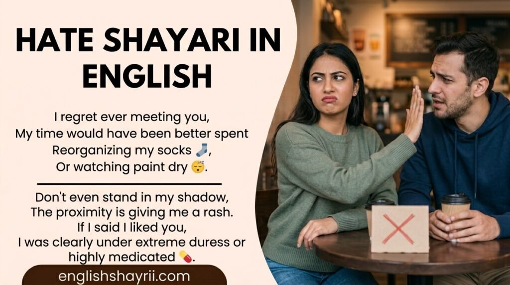 Hate Shayari in English