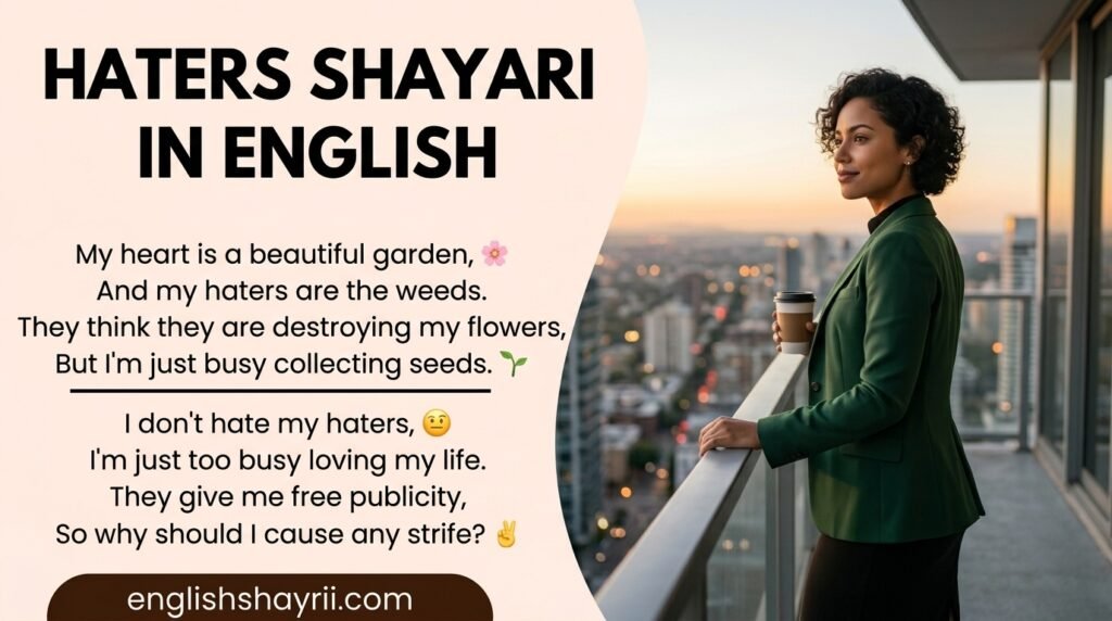 Haters Shayari in English