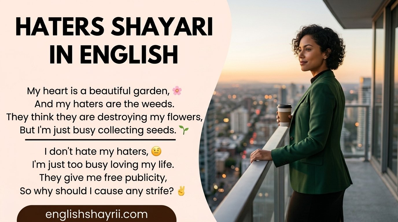 Haters Shayari in English