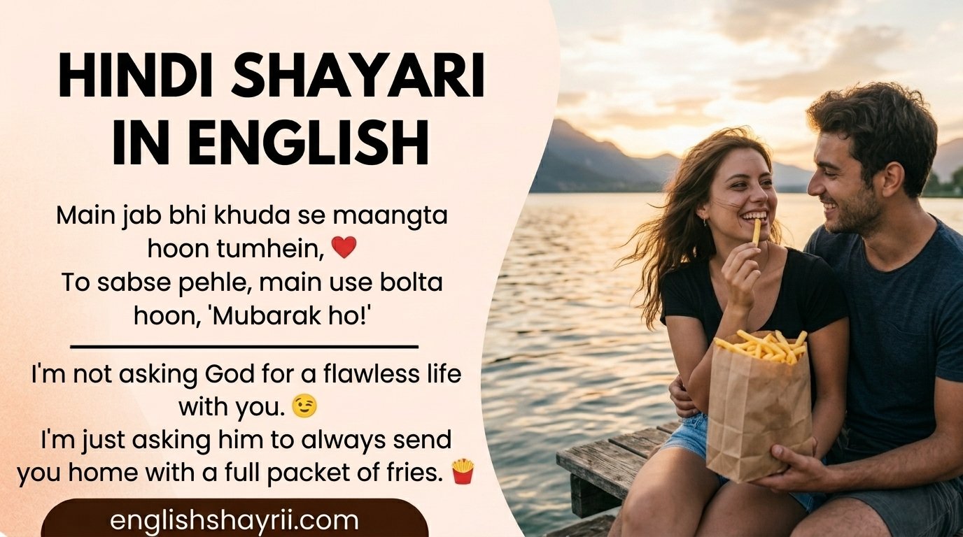 Hindi Shayari in English
