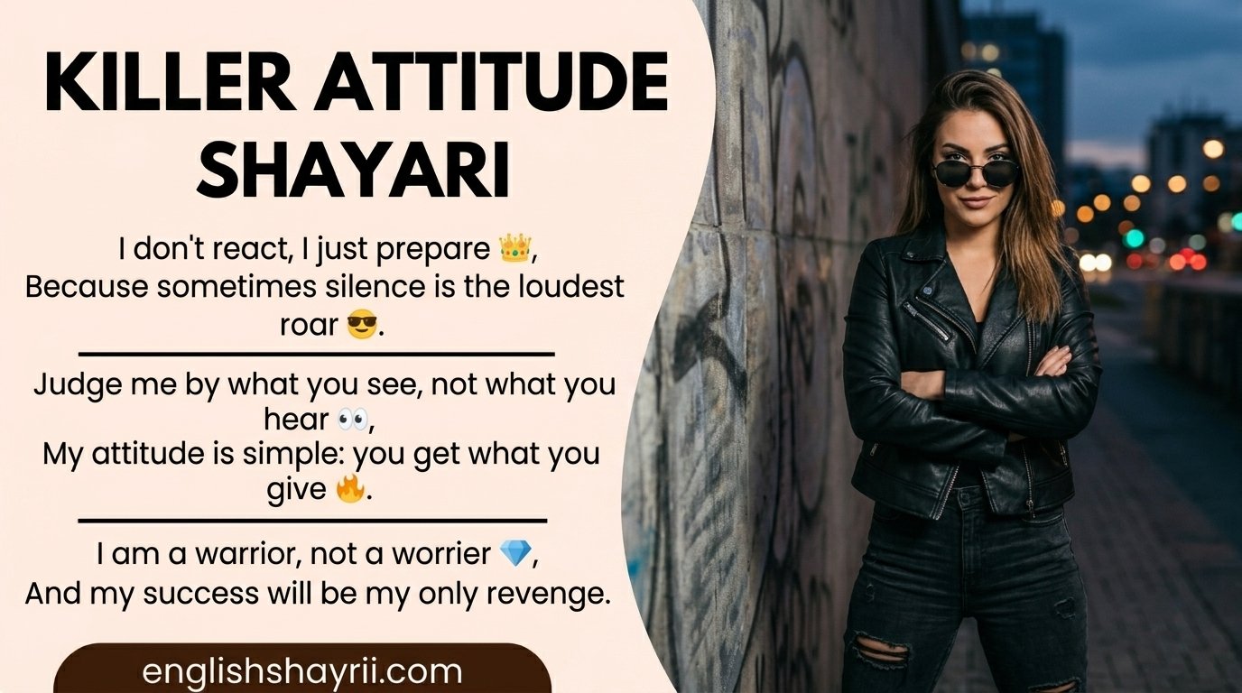 Killer Attitude Shayari in English