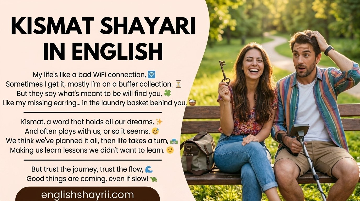 Kismat Shayari in English
