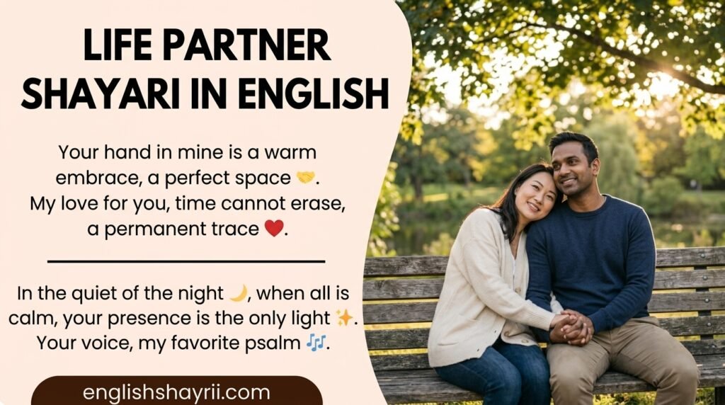 Life Partner Shayari in English