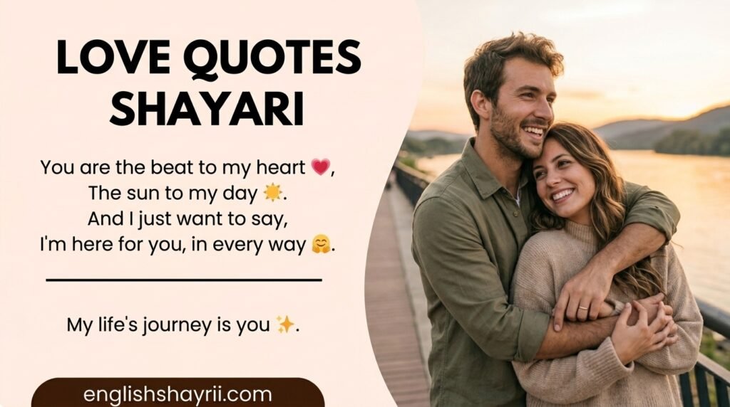 Love Quotes Shayari in English