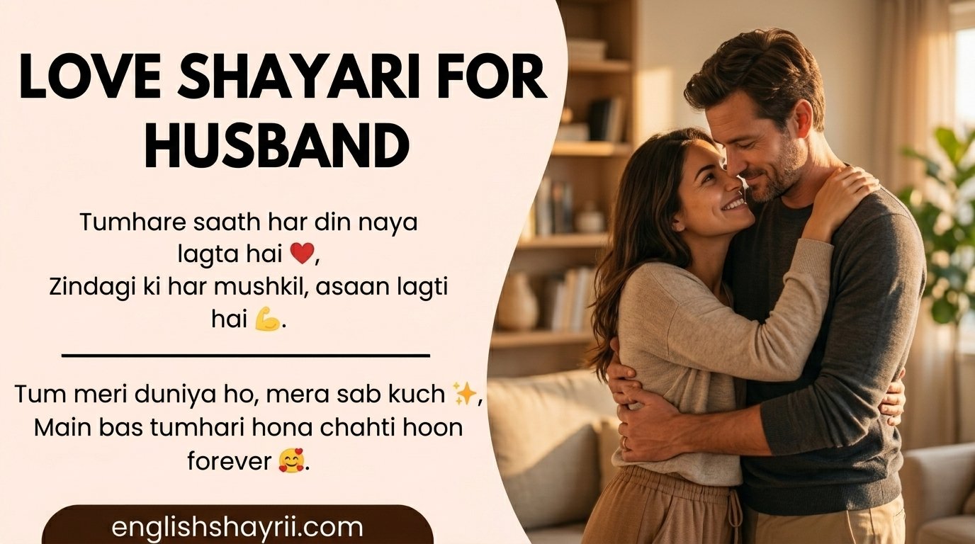 Love Shayari for Husband