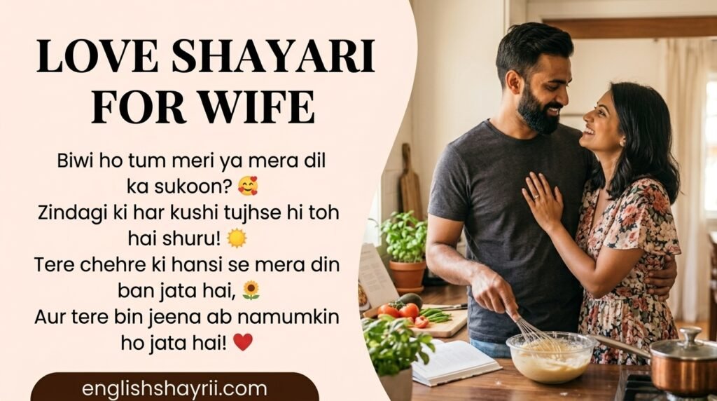 Love Shayari for Wife