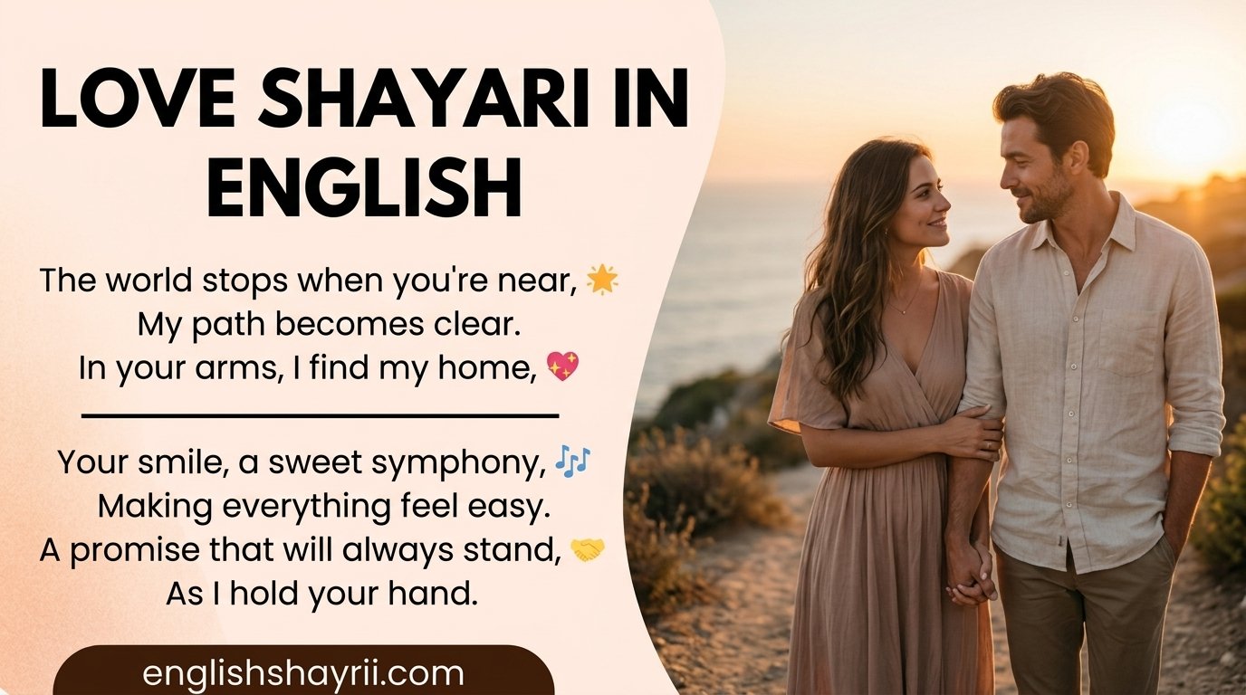 Love Shayari in English
