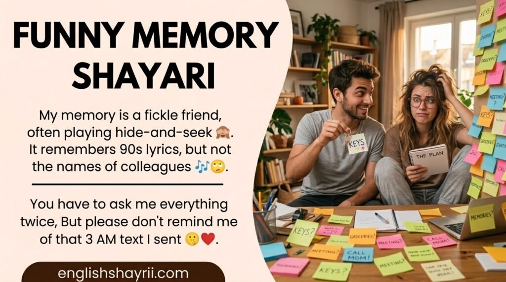 Memory Shayari in English