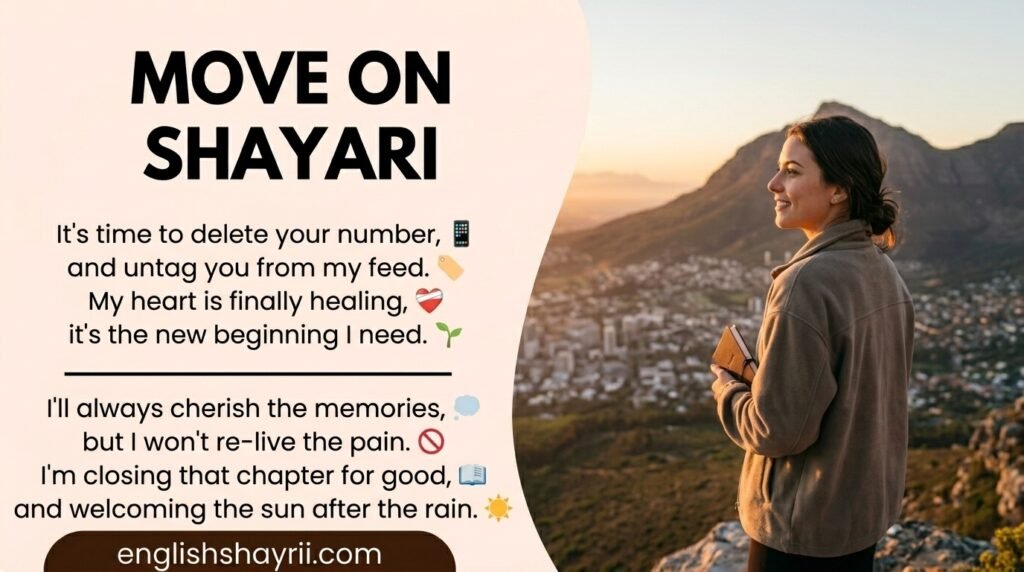 Move On Shayari in English
