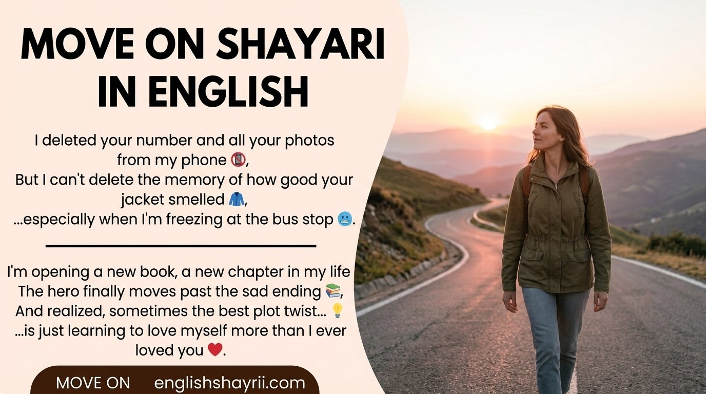 Move On Shayari in English