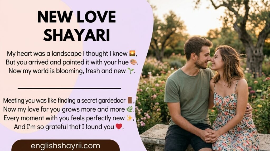 New Love Shayari in English