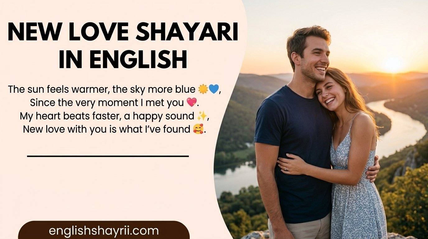 New Love Shayari in English