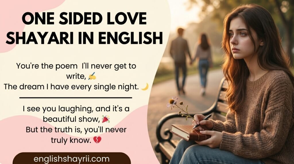 One Sided Love Shayari in English