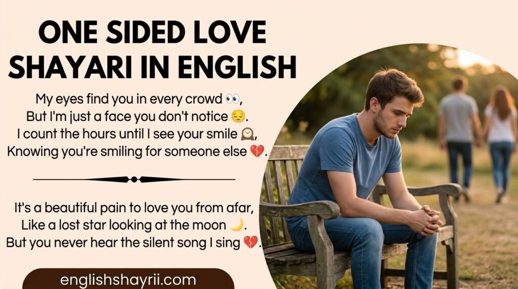 One Sided Love Shayari in English