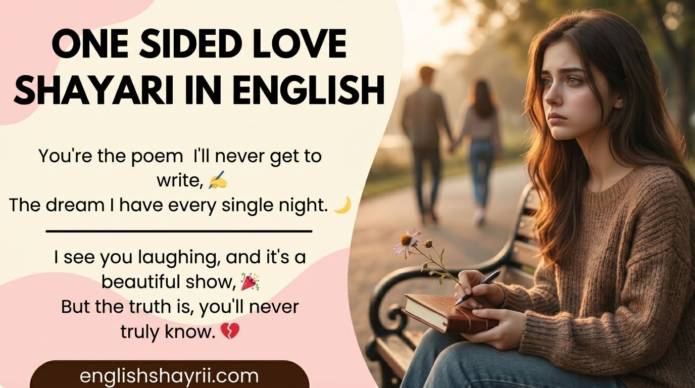 One Sided Love Shayari in English