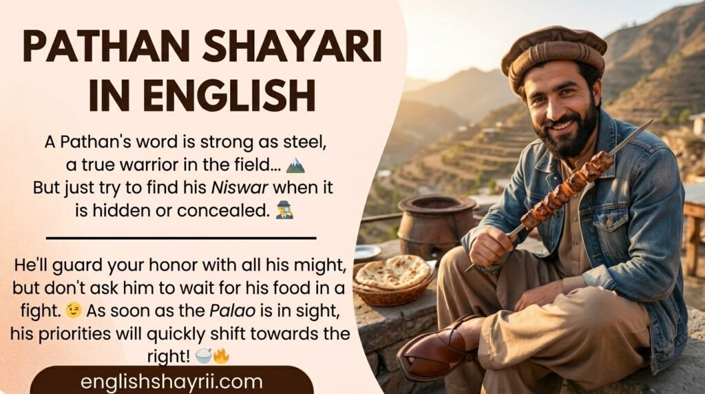 Pathan Shayari in English