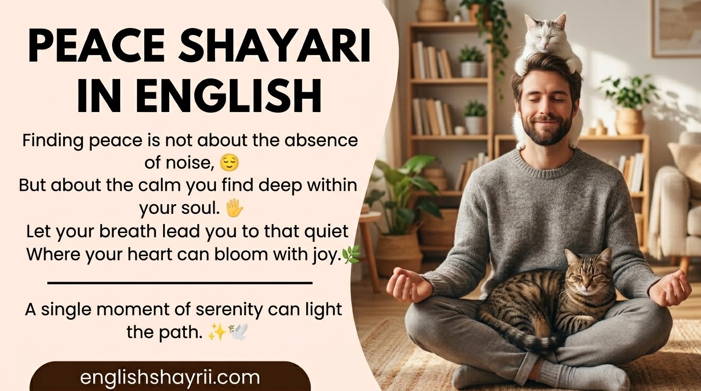 Peace Shayari in English