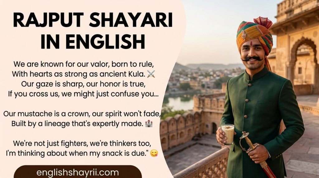 Rajput Shayari in English