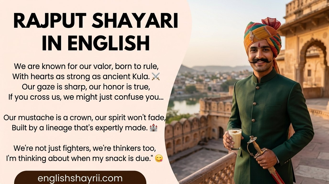 Rajput Shayari in English