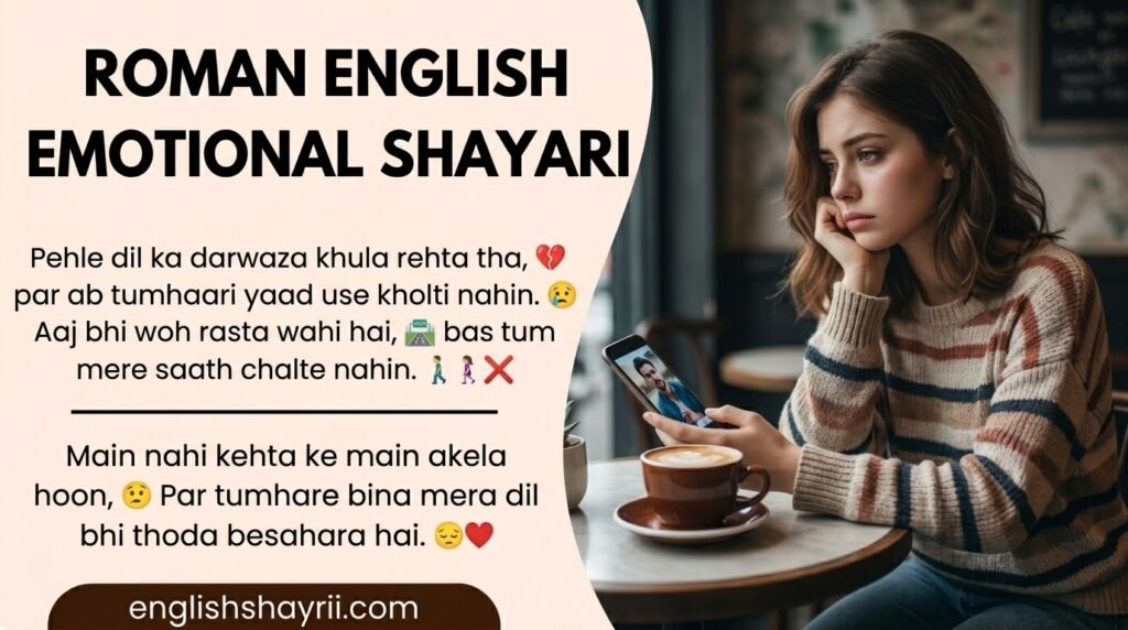 Roman English Emotional Shayari