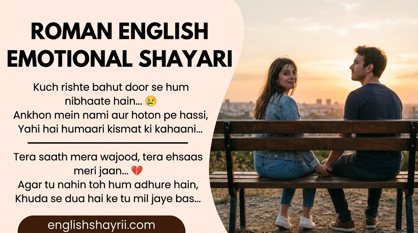 Roman English Emotional Shayari