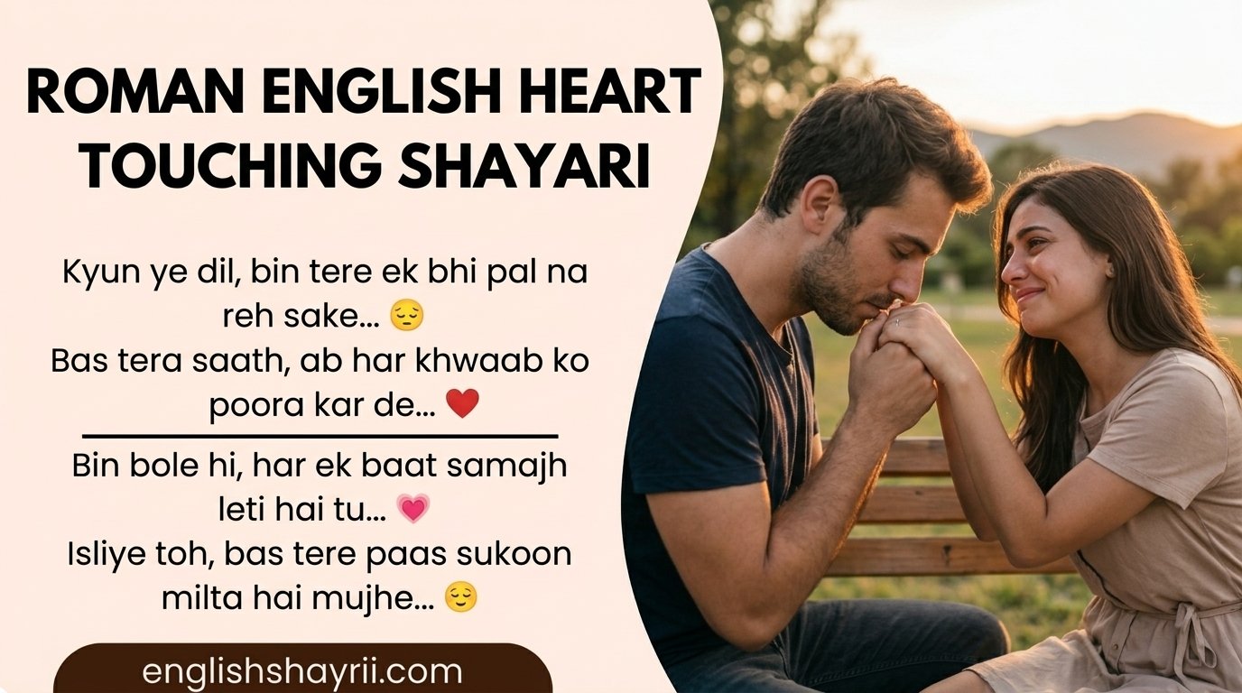 Roman English Heart Touching Shayari