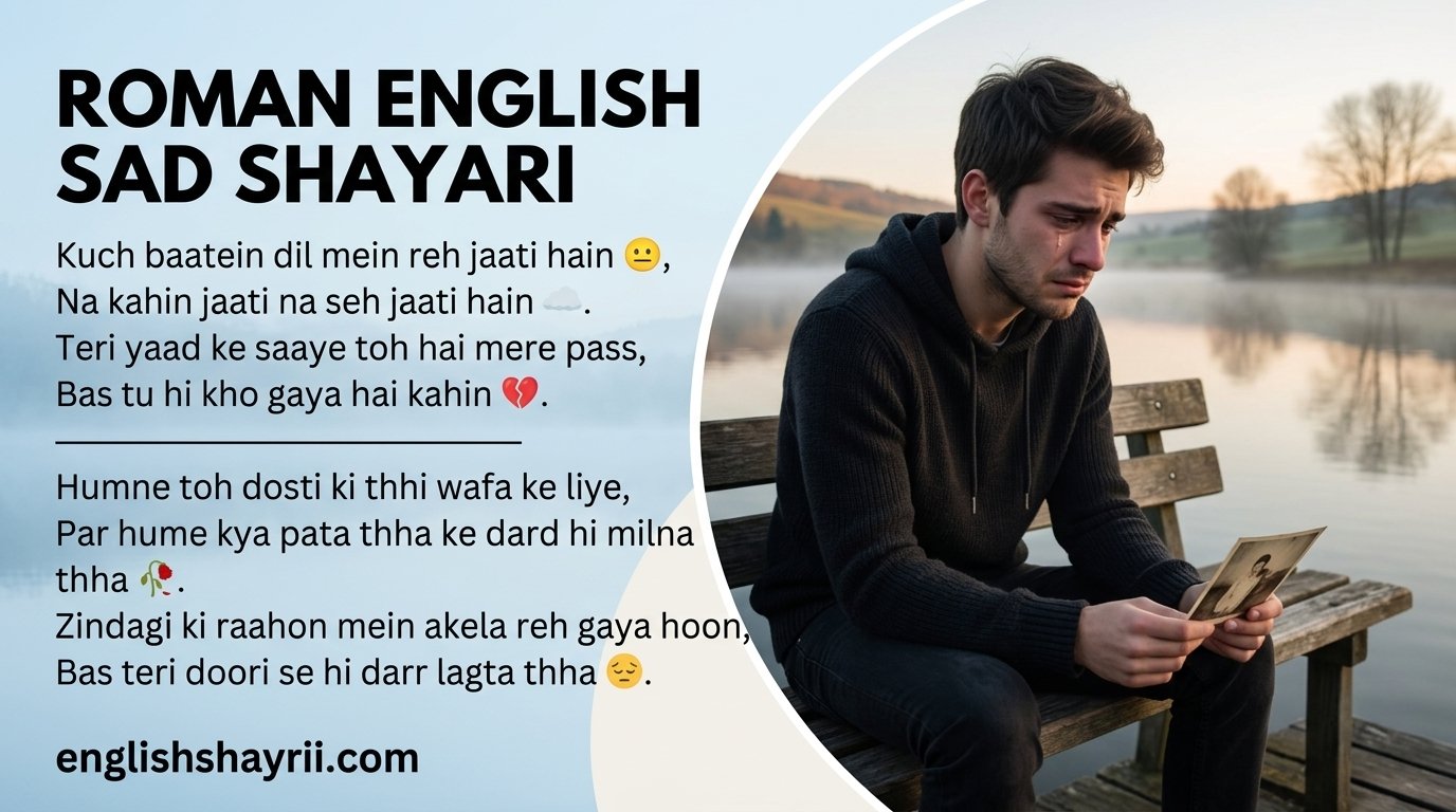 Roman English Sad Shayari